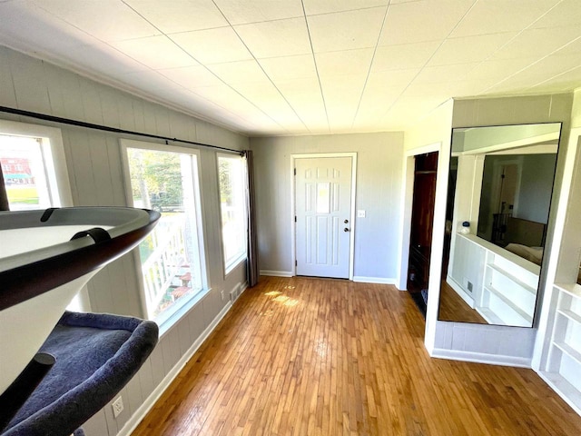 108 S Center St, Orfordville, WI 53576 - interior space featuring hardwood / wood-style flooring and baseboards