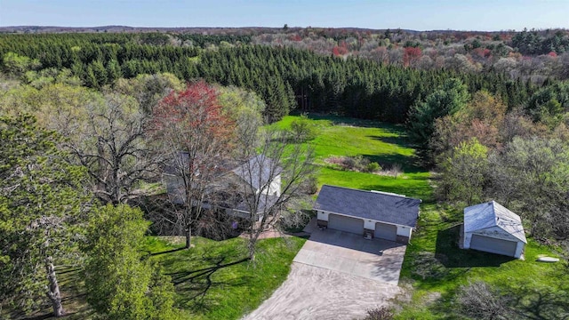 N4618 State Road 49, Waupaca, WI 54981 - view of subject property featuring a heavily wooded area