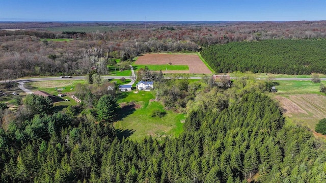 N4618 State Road 49, Waupaca, WI 54981 - aerial view of property's location featuring a heavily wooded area