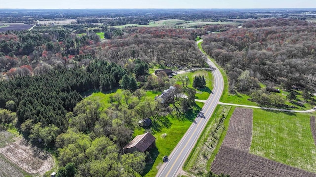 N4618 State Road 49, Waupaca, WI 54981 - drone / aerial view of a forest