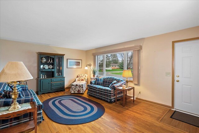 1408 S Hemlock Ave, Marshfield, WI 54449 - living room with wood finished floors and baseboards
