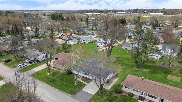 1408 S Hemlock Ave, Marshfield, WI 54449 - aerial overview of property's location featuring nearby suburban area