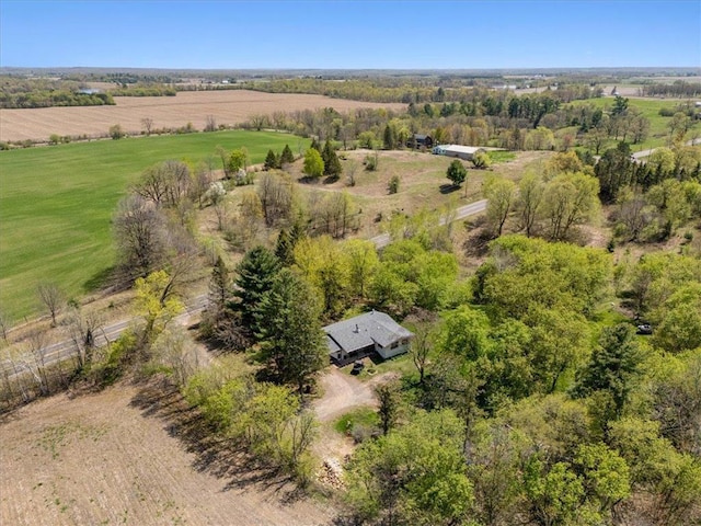 1361 60th St Unit D, Turtle Lake, WI 54889 - aerial view of sparsely populated area