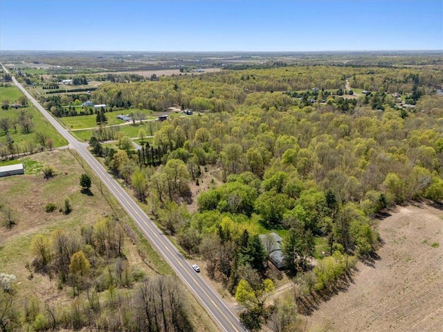 1361 60th St Unit D, Turtle Lake, WI 54889 - drone / aerial view of a heavily wooded area