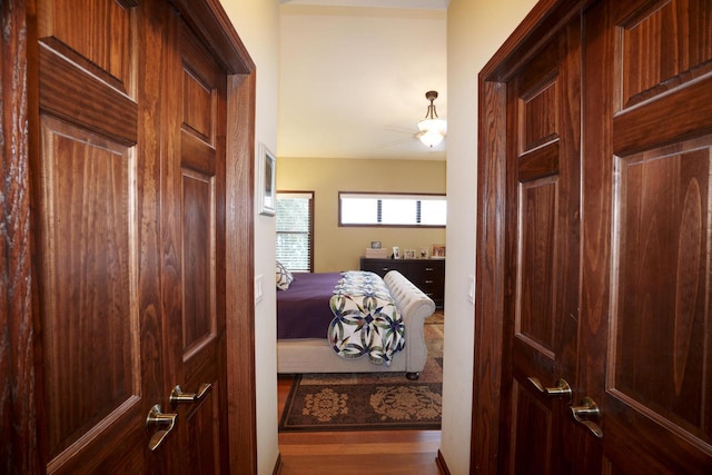1839 Trevino Trl Unit 6, Mount Pleasant, WI 53405 - hallway with wood finished floors