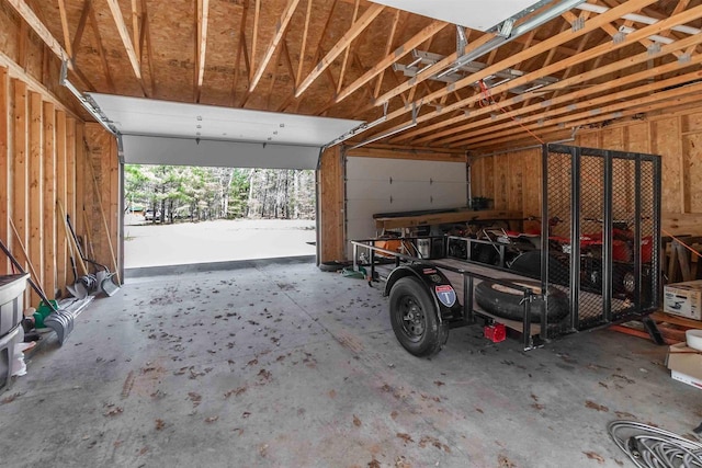 1809 S Badger Ct, Arkdale, WI 54613 - view of garage