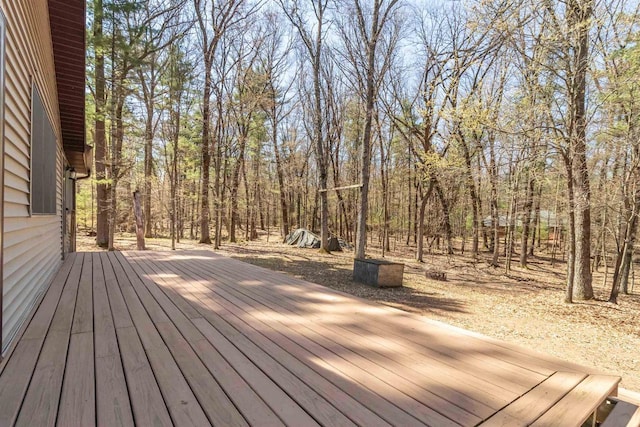 1809 S Badger Ct, Arkdale, WI 54613 - view of wooden deck