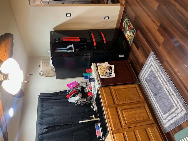 1728 W Capitol Dr, Milwaukee, WI 53206 - kitchen featuring brown cabinetry