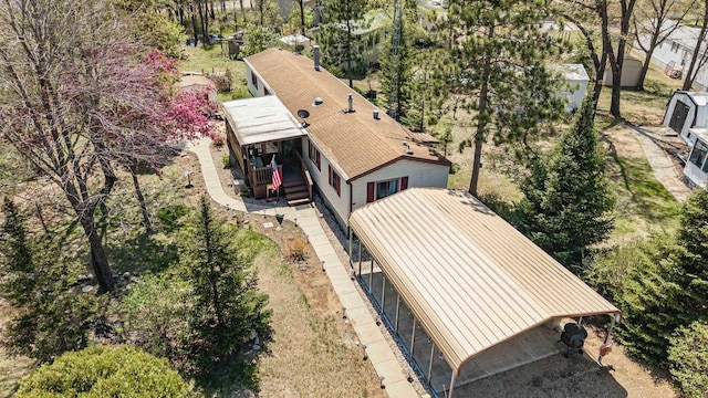 1870 County Road F Unit L69, Friendship, WI 53934 - aerial view of property and surrounding area