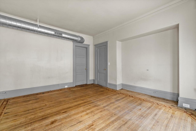 1341 S Layton Blvd Unit 1343, Milwaukee, WI 53215 - spare room with wood-type flooring and ornamental molding