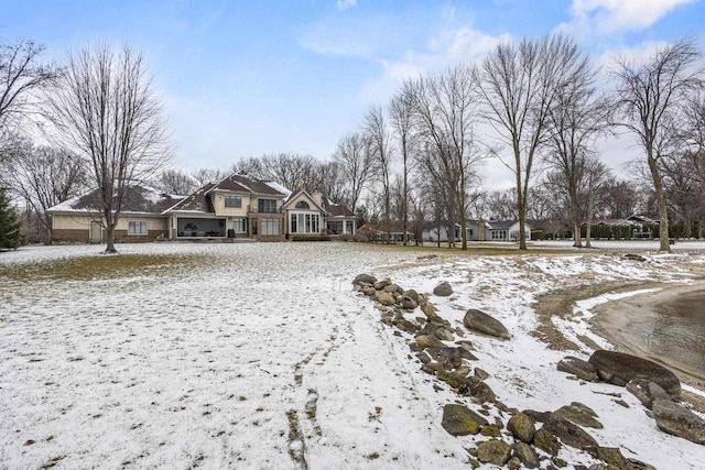536 Sunrise Bay Rd, Neenah, WI 54956 - view of yard covered in snow