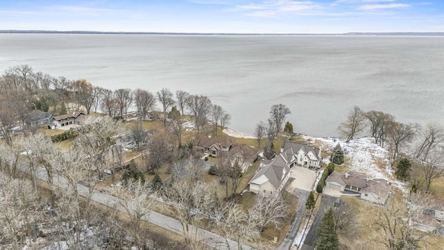 536 Sunrise Bay Rd, Neenah, WI 54956 - aerial view of property's location featuring a nearby body of water