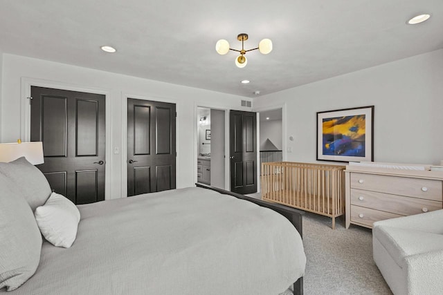 536 Sunrise Bay Rd, Neenah, WI 54956 - carpeted bedroom with recessed lighting