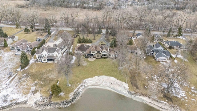 536 Sunrise Bay Rd, Neenah, WI 54956 - aerial view of property's location with nearby suburban area and a nearby body of water