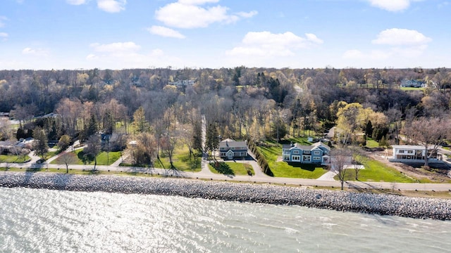 7515 N Beach Dr, Fox Point, WI 53217 - bird's eye view of a large body of water