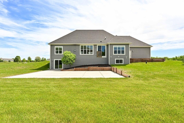 S89W35217 Amber Ct, Eagle, WI 53119 - rear view of property with a patio and a yard