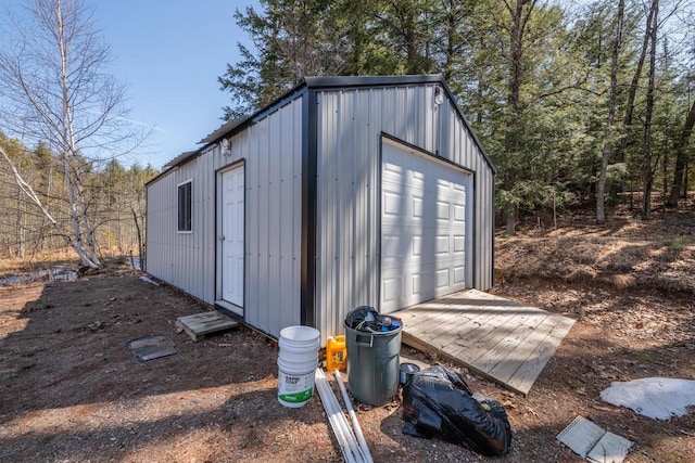 1226 Lake St, White Lake, WI 54491 - view of outbuilding featuring an outdoor structure