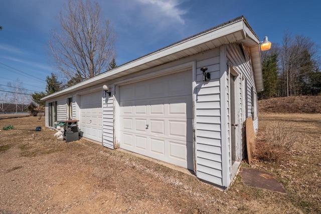 1226 Lake St, White Lake, WI 54491 - view of detached garage