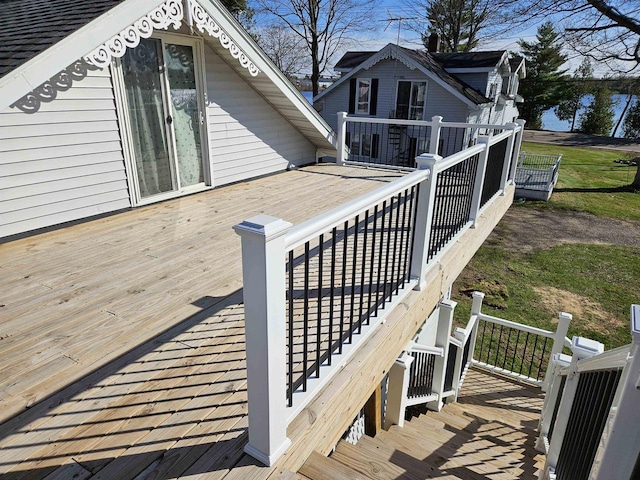 1226 Lake St, White Lake, WI 54491 - view of deck
