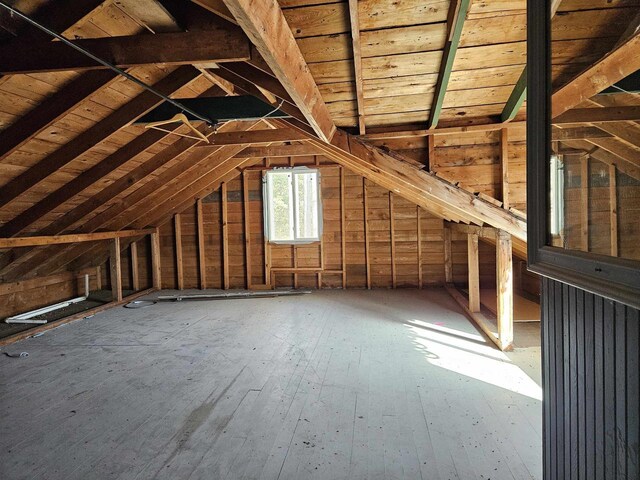 1226 Lake St, White Lake, WI 54491 - view of attic