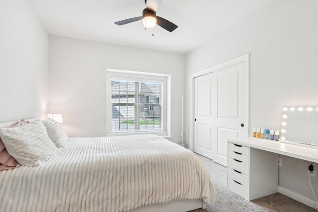 W139S9977 Jay Dr, Muskego, WI 53150 - bedroom with carpet floors and a ceiling fan