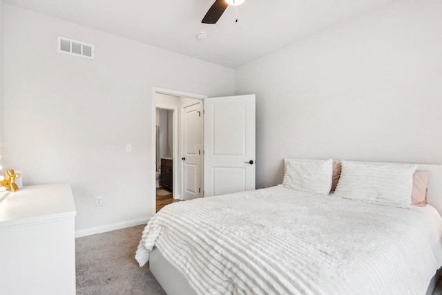 W139S9977 Jay Dr, Muskego, WI 53150 - bedroom featuring carpet, baseboards, and ceiling fan