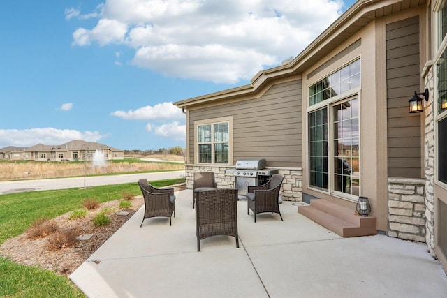 W139S9977 Jay Dr, Muskego, WI 53150 - view of patio with a grill