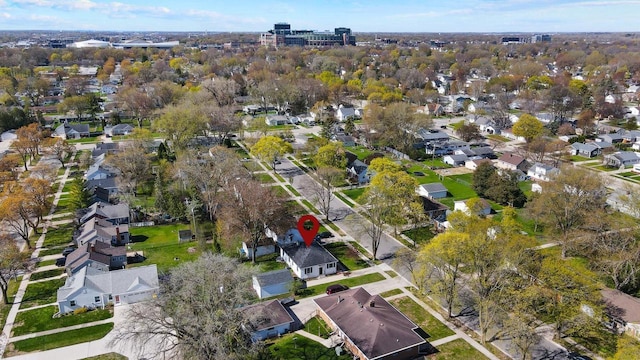1201 Redwood Dr, Green Bay, WI 54304 - aerial overview of property's location featuring nearby suburban area