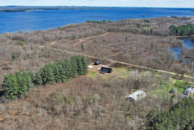 W4310 33rd St, Necedah, WI 54646 - aerial view of property and surrounding area featuring a large body of water
