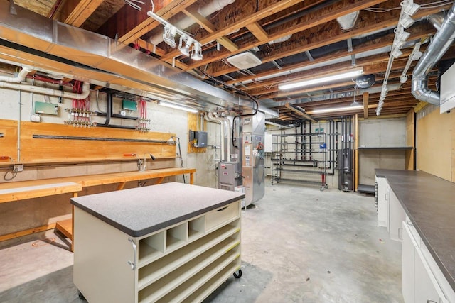 923 Swarthmore Ct, Madison, WI 53705 - unfinished basement with heating unit