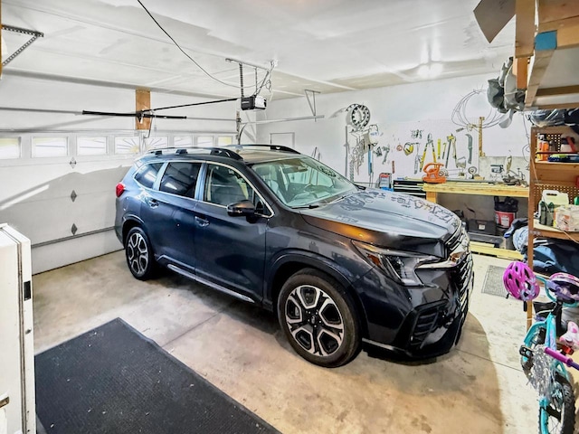 N8673 Ridge Creek Rd, Elkhart Lake, WI 53020 - garage featuring a garage door opener