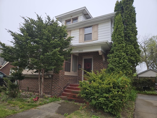 3513 Washington Ave, Racine, WI 53405 - traditional style home with brick siding