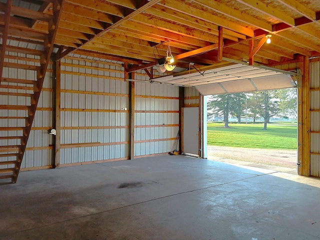 5544 Elm Rd, Pittsville, WI 54466 - view of garage