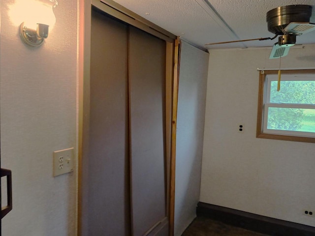 5544 Elm Rd, Pittsville, WI 54466 - hall with a textured ceiling