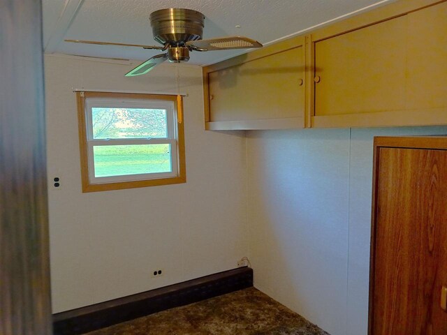 5544 Elm Rd, Pittsville, WI 54466 - unfurnished room with ceiling fan and carpet