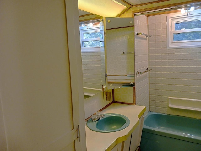 5544 Elm Rd, Pittsville, WI 54466 - full bathroom with vanity and toilet