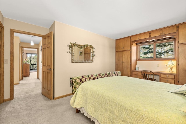528 Park Ave, Waupaca, WI 54981 - bedroom with light colored carpet and baseboards