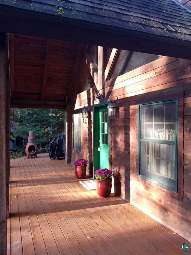 23540 State Highway 13, Cornucopia, WI 54827 - deck with grilling area