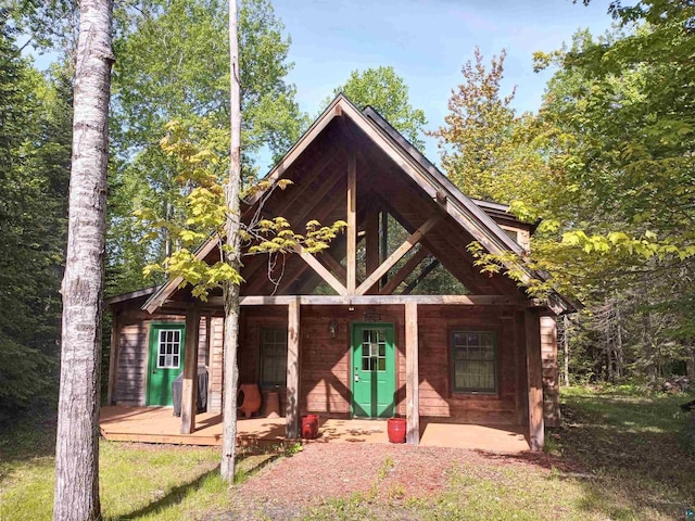 23540 State Highway 13, Cornucopia, WI 54827 - view of front of property featuring a porch