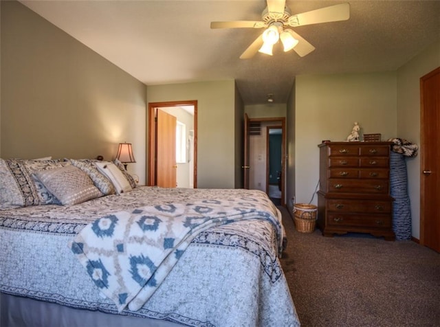 429 Riggs St, Bloomer, WI 54724 - bedroom with carpet and a ceiling fan