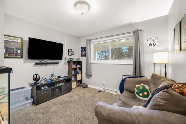 528 High St, Walworth, WI 53184 - carpeted living area with baseboards