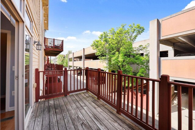 612 N Midvale Blvd, Madison, WI 53705 - view of wooden terrace