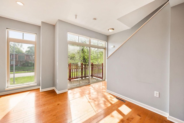 612 N Midvale Blvd, Madison, WI 53705 - entryway featuring light wood finished floors, baseboards, and recessed lighting