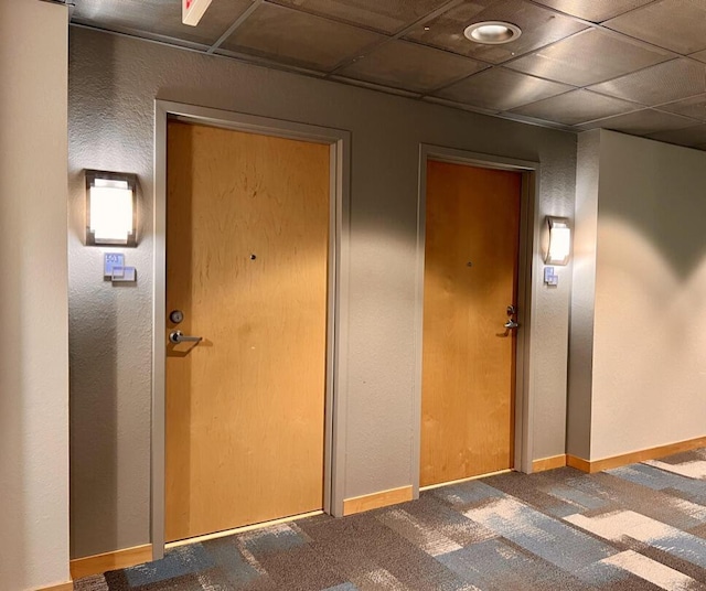 106 W Seeboth St Unit 503, Milwaukee, WI 53204 - hall featuring carpet flooring and baseboards