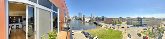 106 W Seeboth St Unit 503, Milwaukee, WI 53204 - water view with nearby urban area