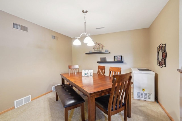 802 Herndon Dr Unit C, Madison, WI 53718 - dining room with light colored carpet and baseboards