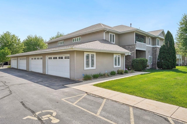802 Herndon Dr Unit C, Madison, WI 53718 - view of front of property with a front lawn