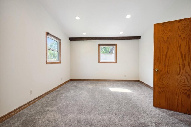 1820 Sampson St, Wisconsin Rapids, WI 54494 - carpeted spare room featuring plenty of natural light, baseboards, and recessed lighting