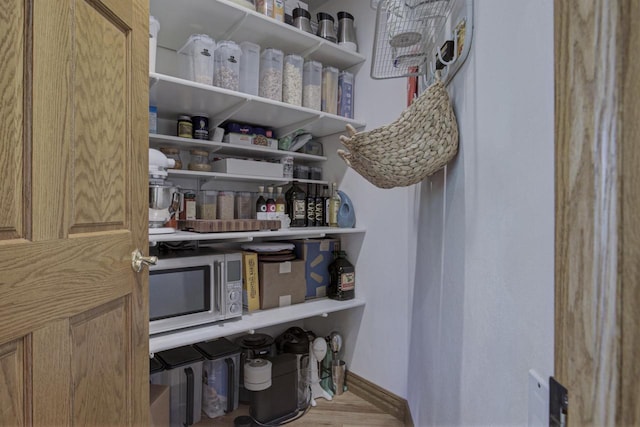 view of pantry