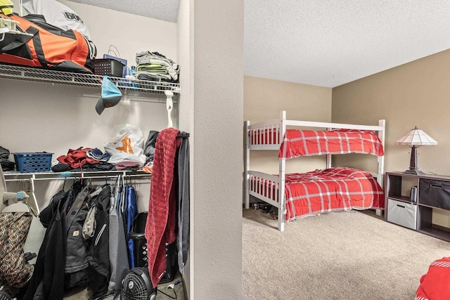 416 Sommers St, Stevens Point, WI 54481 - bedroom featuring carpet and a textured ceiling